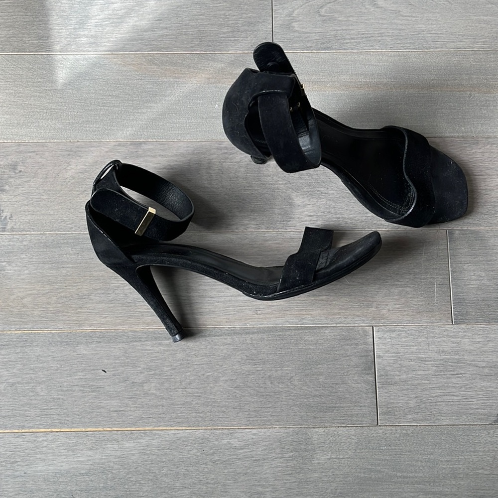 Celine Paris black ankle strap